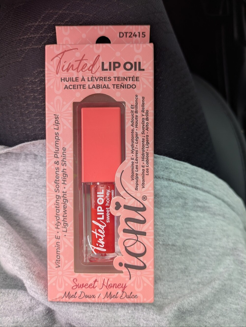 Ioni Tinted Lip Oil — Sweet Honey (Pink)